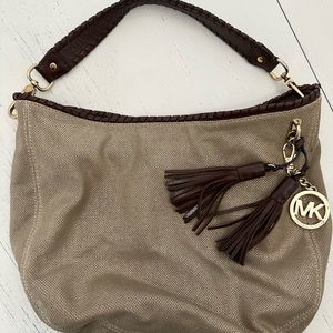 Michael Kors gold purse